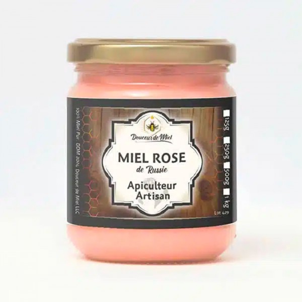Miel rose de Russie 250g